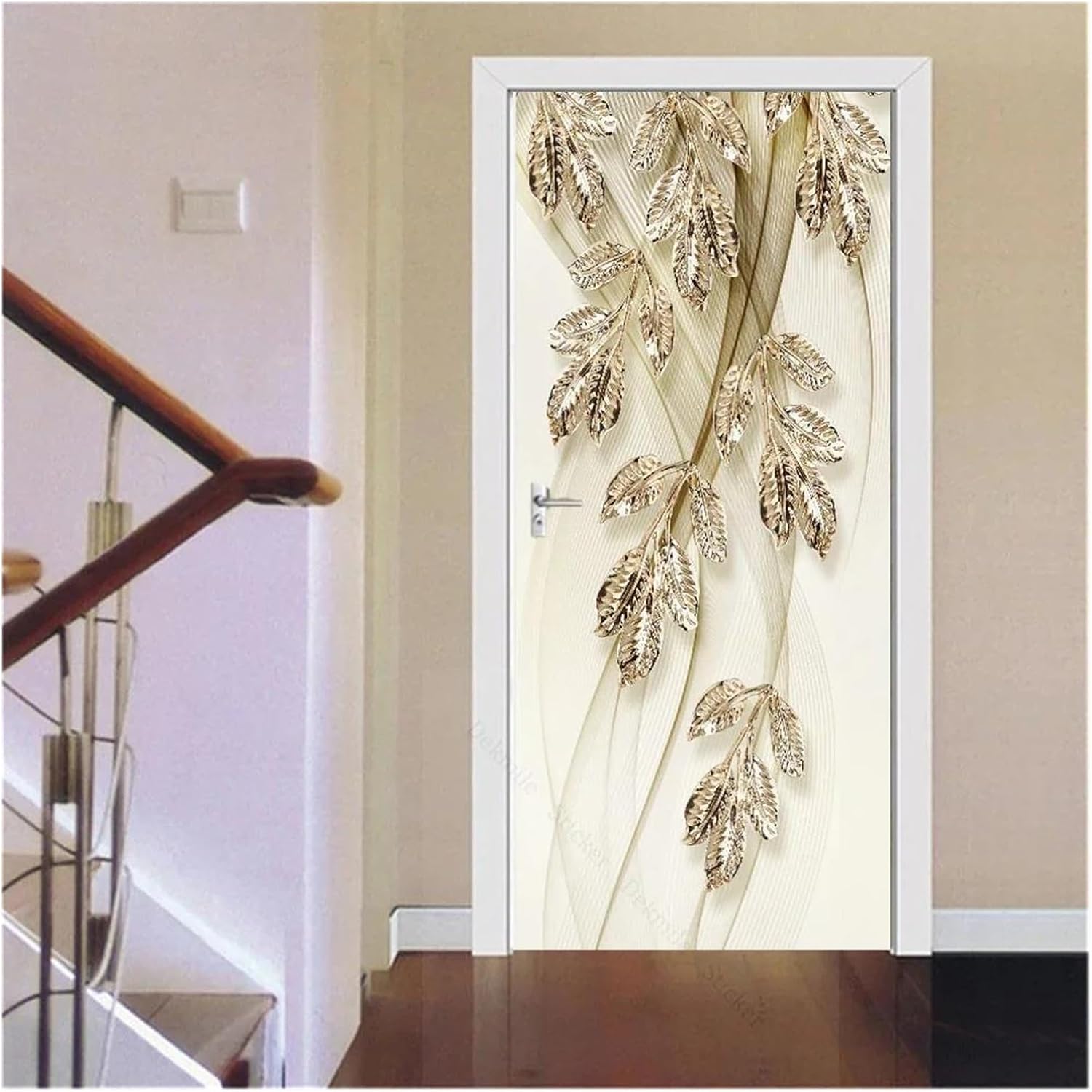 有田焼 藤太郎窯 塗り木蓋付き小丼5個 金彩古伊万里紋花紋 花唐草金彩